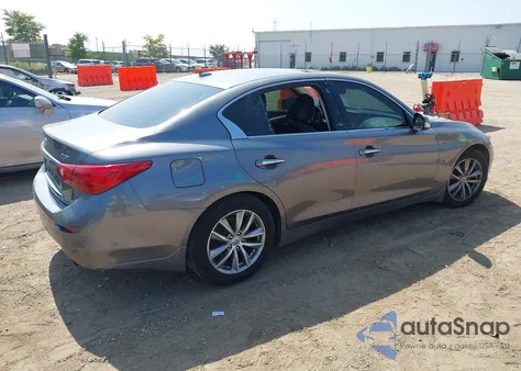 2015 Infiniti Q50 Premium from USA, damaged, VIN JN1BV7AR3FM422669